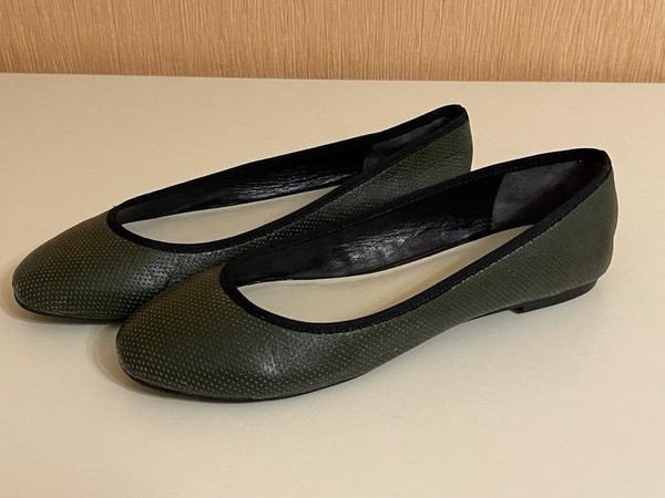 Women Jaeger Heels Khaki Leather 41