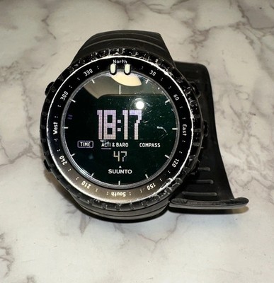 Suunto Core Aplha Stealth Men's Watch - Used Needs New Band