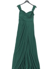 Azazie A-Line Maxi Dress UK8 in Green