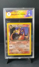 🔥🐲Dark Charizard 1° Edizione 21/82 Ita🇮🇹 Graad 9 Mint 🐲🔥