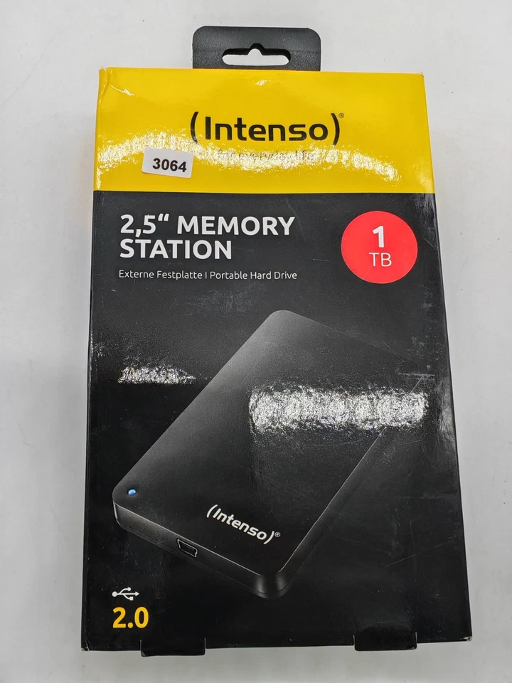 Intenso Memory Case 1 TB Externe Festplatte (6,35 cm (2,5 Zoll) 5400 U/min, 8 MB - Bild 2 von 3