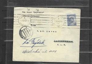 ARGENTINA COVER 1937 CANCELS! VIA STEAMSHIP NEPTUNIA TO EUROPE FINE #625