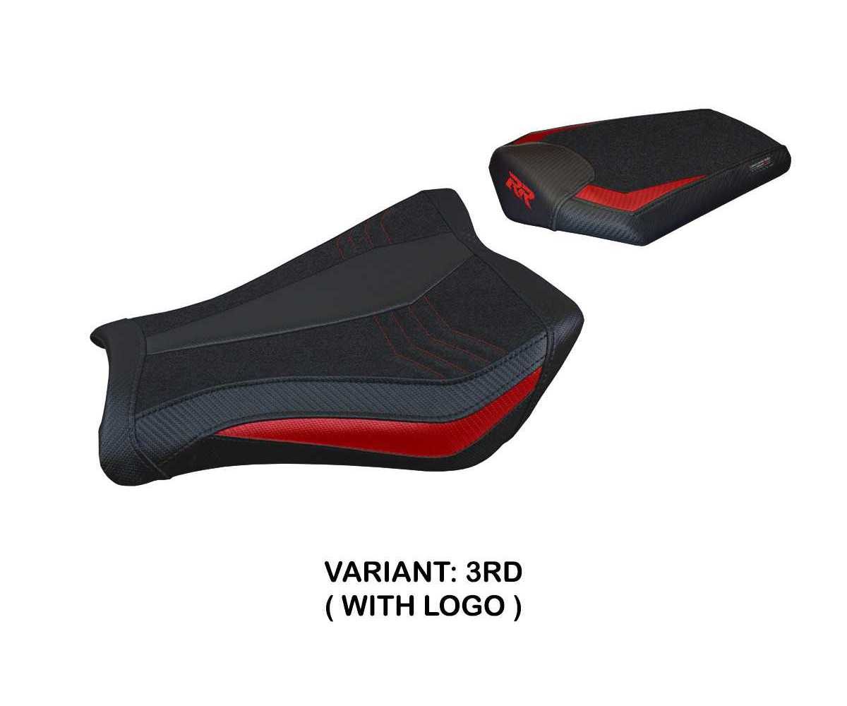 Seat saddle cover Janela ultragrip Red RD + logo TPZ Honda CBR 1000 RR 2008 2016