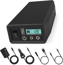 76.8Wh Portable Power Bank, 12.8V Multi Voltage Supply for LED  CCTV Devices