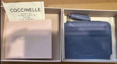 Brand New Coccinelle Blue Leather Wallet