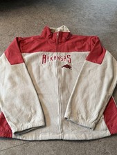 Reebok Heisman Arkansas Razorbacks Jacke Vintage NCAA Fleece | Gr. L