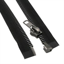  8 27 Inch Separating Jacket Zipper Black Nickel 68Cm Metal Zipper Heavy Duty Me