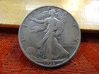 1936-D United States Walking Liberty Half Dollar 50c 90% Silver Coin