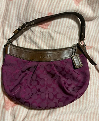Coach Brown Signature Hobo Bag for sale | eBay