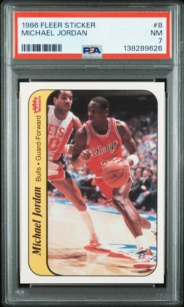 Fleer Michael Jordan Basketball 1986-87 Season Sports Trading