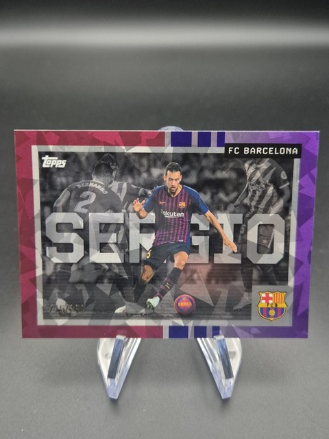Topps FC Barcelona Team Set 2025-26 - Sergio Busquets - Parallel /250