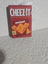 2024 Ruz CHEEEZ IT DECOUPAGE CHRISTMAS SNACK FOOD ORNAMENT NEW W TAGS