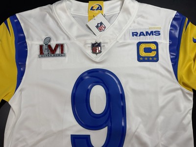 Medium Matthew Stafford #9 Vapor Limited Jersey Super Bowl LVI 56