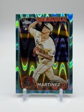 Justin Martinez RC 2024 Topps Chrome Aqua RayWave Refractor 115/199 Arizona #159