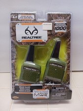 New RealTree Walkie Talkies For Kids, 4 and Up. Approx 1000 Ft Range, Belt Clip.