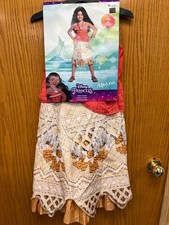Disney Princess Moana Deluxe Costume, Size M 7-8 , New