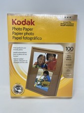 Kodak Photo Paper 8.5x11 Gloss 100 Sheets 6.5 mil 48lb Instant Dry