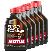 Motoröl Motul 8100 ECO-CLEAN 0W-30 6 X 1 Liter für BMW Fiat Hyundai Mercedes Motoröl Motul 8100 ECO-CLEAN 0W-30 6 X 1 Liter für BMW Fiat Hyundai Mercedes