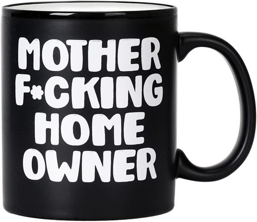 Housewarming Gifts for Men, Women - First Home 1 Count (Pack of 1), Black