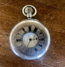 OROLOGIO DA TASCA IN ARGENTO A 271 MADE SWISS CIPOLLA TASCHINO TASCABILE VINTAGE