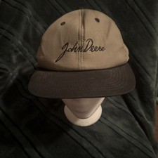 Vintage John Deer Hat Strapback Script K Products USA Made