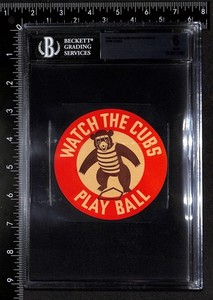 1939 Chicago Cubs Pocket Schedule Home Games BGS 6 RARE!