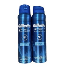 2x Gillette Dry Shield 24/7 Lasting Protectio...