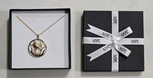 Authentic 9ct Gold Turtle Pendant Necklace 3.1g with Gold Plated Chain Honeycomb Diamond C