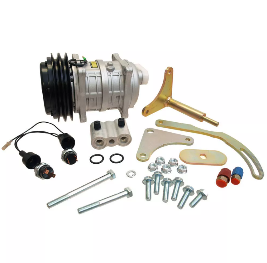 Air Conditioning Compressor Conversion Kit Fits JOHN DEERE 4000 4020 4230 4430