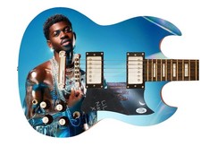 Lil Nas X Signed Autographed Custom Photo Graphics Guitar ACOA ACOA