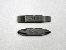 2 Genuine Leatherman Replacement Bits: Flat  Phillips Set - USPS with Tracking 
