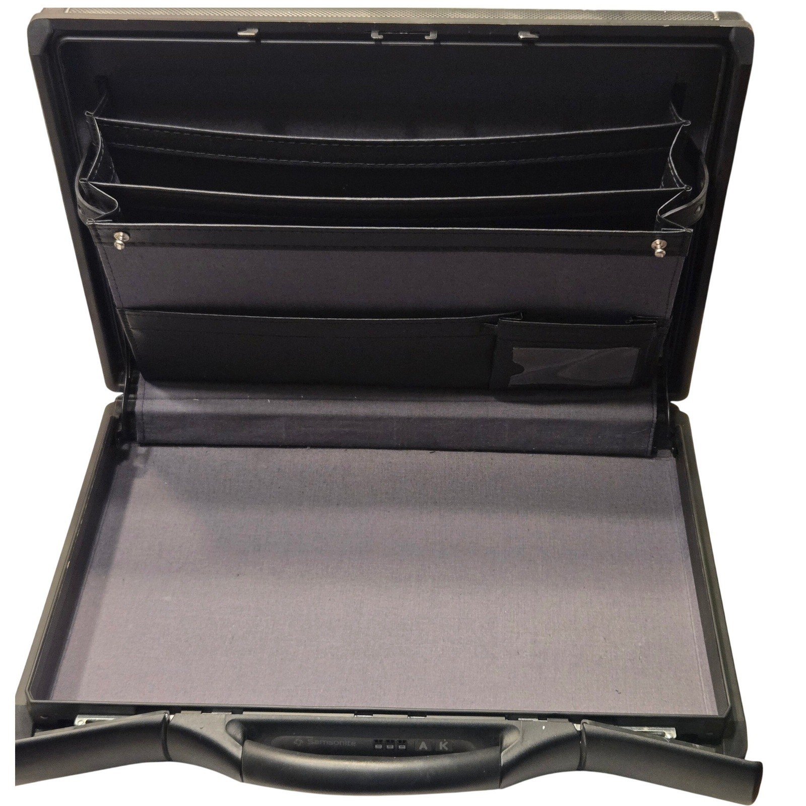 Samsonite Black Hard Shell Briefcase Attache Case… - image 1