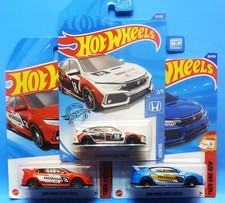 HOT WHEELS 3 2018 HONDA CIVIC TYPE R VARIATIONS HONDA & THEN & NOW SERIES 1/64