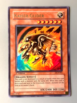 yugioh Kaiser Glider DCR-051 1st Edition ultra rare NEAR MINT | eBay
