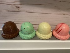 Melissa and Doug Ice Cream Magnetic 4 Scoops Replacement Lot Mint Chocolate