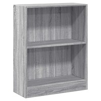 BüCherregal Grau Sonoma 60X24X76 Cm Holzwerkstoff Standregal