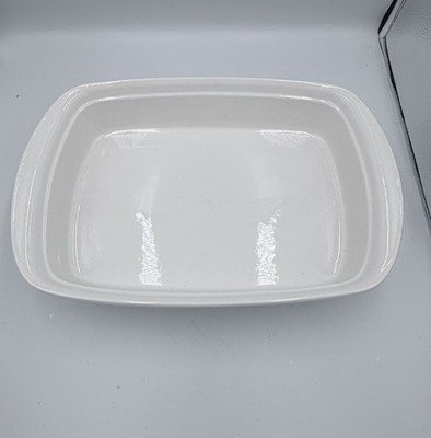 Corning Ware French White Stoneware 9''X13'' Lasagna Baking Dish Casserole Roaster