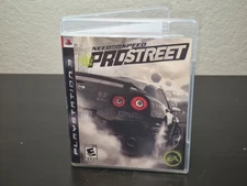 PS3 Need for Speed ProStreet Game CIB Clean Blk Lbl NM Disc Racing 2007 Tested