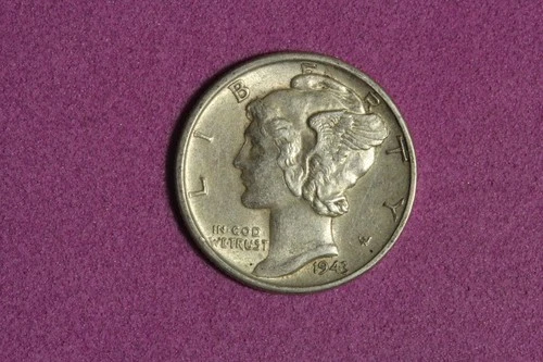 1943-D Mercury Dime — photo from the most recent tracked eBay sale