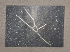 ACEO Original, Taurus, Celestial, Astronomy, Zodiac, 2.5 x 3.5 inches, Unframed — photo 1