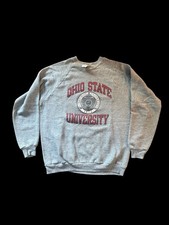 Vintage Jerzees by Russell Ohio State University Crewneck Sweatshirt Made in USA