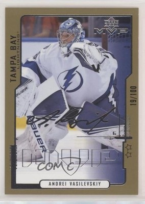 2020 Upper Deck MVP 20th Anniversary 2nd Star 19/100 Andrei Vasilevskiy #79 c6q
