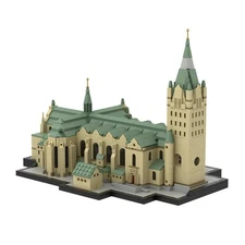Compatible Paderborn Cathedral Model 3164 Modular Building Building Toys