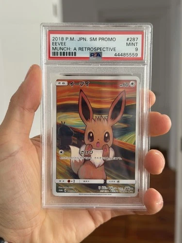 New Listing287/SM-P PSA 9 Eevee Pokemon 2018 Munch: A Retrospective Promo Japanese
