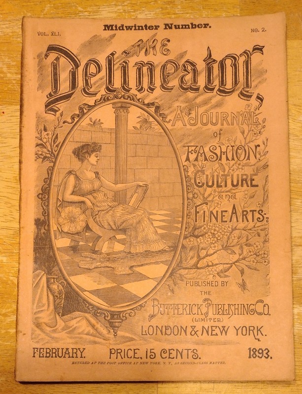 The Delineator Magazine - February 1893 - Antique Vintage Women's Clothing 