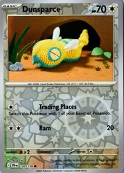 Dunsparce 120/159 Journey Together Reverse Holo Common