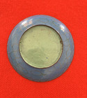 Vintage Chinese Cloisonne Round Trinket Dish with Flowers Brass & Black Enamel — photo 2