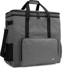Stylish Dual-Layer PC Travel Bag with Removable Bottom for Desktop Gear