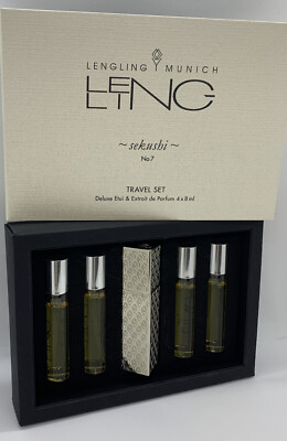 Lengling Munich  Sekushi No7  Travel Set Deluxe Etui + 4x8ml Neu Nischenduft