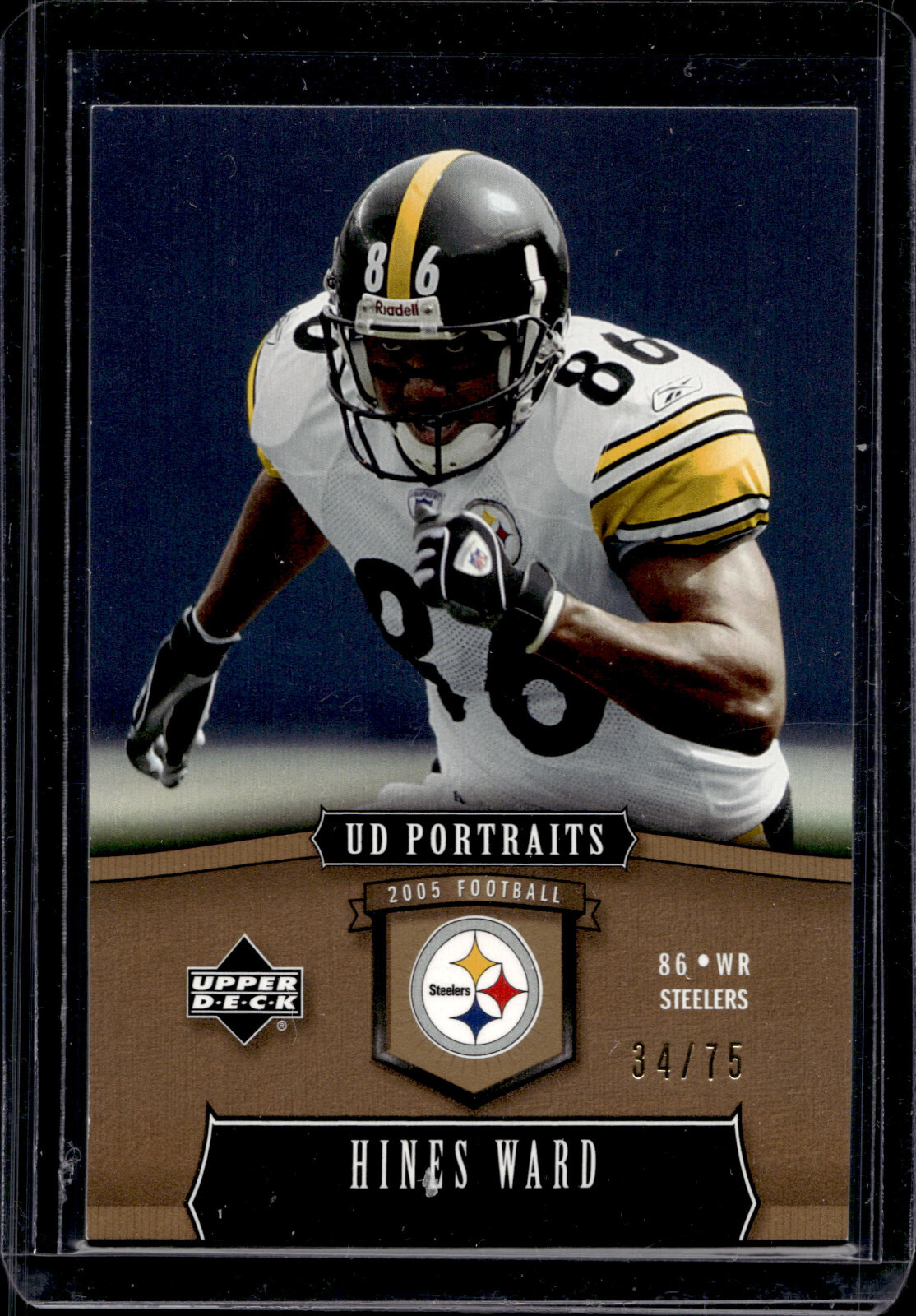 2005 Upper Deck Portraits Gold 76 Hines Ward /75 for sale online eBay
